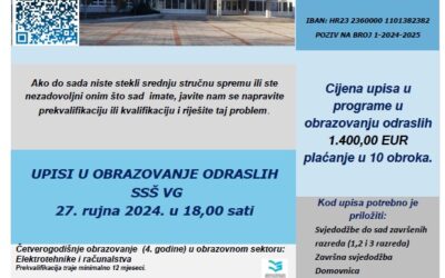 Letak – Obrazovanje odraslih šk.god. 2024./2025.