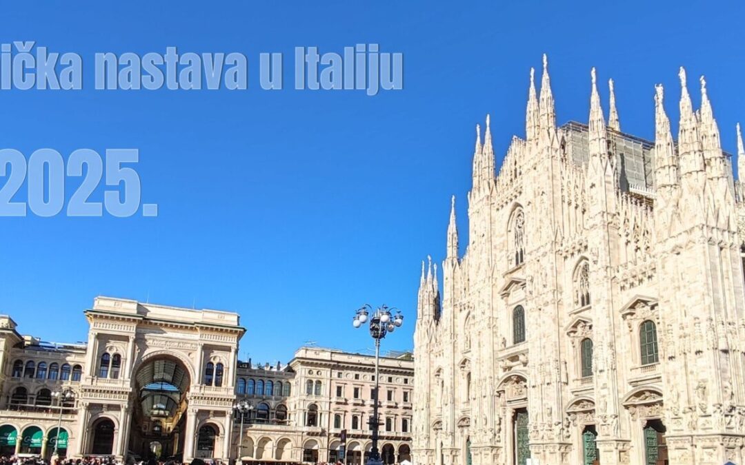 Put u Italiju – izvan učionička nastava