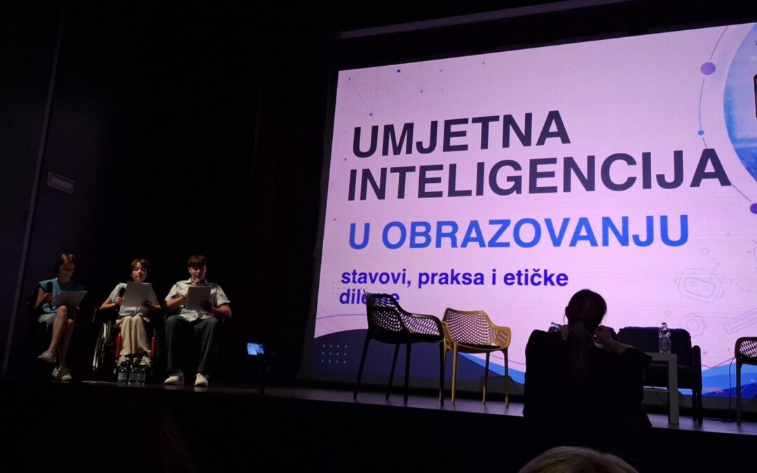 Sudjelovanje na OKRUGLOM STOLU „Umjetna inteligencija u obrazovanju: stavovi, praksa i etičke dileme”