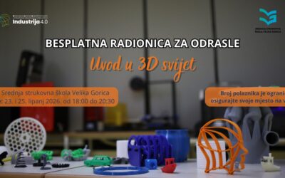 Uvod u 3D svijet – Besplatna radionica za odrasle
